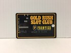 Vintage Casino Player Slot Card Gold Rush Slot Club Frontier Hotel Las Vegas Nv