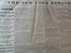 Civil War Newspapers- Execution  Lincoln Conspirators All Hanged   Finest Paper