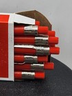 12 Vintage Scripto W610 Red Mechanical Crayon Marker Pencil New Nos Display Box