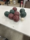 Vintage Bocce Ball Set Bowling Game By Sportcraft 8 Balls