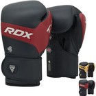 Rdx Boxing Gloves Muay Thai Training Maya Leather For Mma Kickboxing Sparring