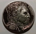 Hobo Nickel  Coins Hand Carved Original As Buffalo Frankenstein By J m Tarantula