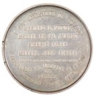 Bolivia Potos   Mint Steam Machinery Silver Proclamation Medal 58mm Burnett-116