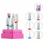 Ceramic Nail Drill Bits Set Electric File Manicure Pedicure Nail Art Tools 7 Pcs