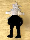 Woof And Poof Excellent Condition Black And White Jester With Tags 