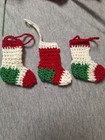 Vintage Hand Made Christmas  Ornaments Ornament Lot Of 30 