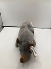 New 1996 Spike The Rhino Ty Beanie Baby Stuffed Animal Toy