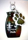 Mini Pet Cremation Urn Keychain necklace Pendant Memory Keepsake Dog Cat Tribute