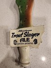 Rare Montana Trout Slayer Ale Tap Handle Bayern Brewing Beer Fish Htf