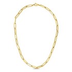 14k Yellow Gold Lite Paperclip Link Chain Bracelet anklet 10 Inch 3 3mm 2 Grams