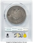 1877 S Trade Dollar Pcgs Xf Cleaned Chopmarked  free Shipping