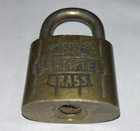 Vintage Royal Certified Brass Padlock No Key Lock