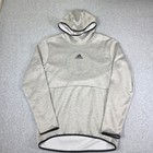 Adidas Pullover Hoodie Sweatshirt Men s Size Medium Gray Athletic Training Gym