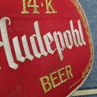 Vintage Hudepohl Beer 14k Patch Large Jacket Back Work Uniform 