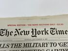 World Trade Center 9 11 2001 Newspaper New York Times September 16 Sunday S e 