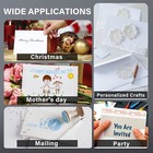 300 White Invitation Envelopes 5 25 x7 25  A7 5x7 For Wedding Party Self Seal