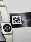 Apple Watch Series 1 38mm Silver Aluminum Case W  White Sport Band - For Parts