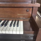 Lovely Antique Gulbransen Upright Player Piano - Works But Needs Some Work