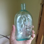Propector Eagle Gxi-17 Scarce Pint 1860s Historical Flask Without Pikes Peak Emb