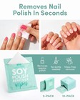  Soy Nail Polish Remover Wipes  Non-acetone  Non-toxic Fingernail Polish Remover