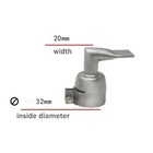 20 Mm 60 Degree 90 Degree Angled  Welding Nozzle For Tric S Plastic Welder Gun