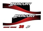 Outboard Motor Decals For Mercury 25hp Top Cover With M Domed Sticker