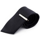 Jonwo Mother Of Pearl Men s Tie Clip For Regular Necktie With 45mm  Silver