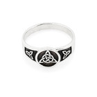 Vintage 925 Sterling Silver Peter Stone Pscl Trinity Knot Ring Size 10 75