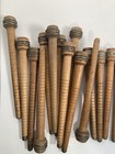 Wood Spools Bobbins Wooden Industrial 3 -8 75  Vintage Quills Mix Lot-30 