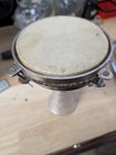 Vintage Doumbek Metal Nickel Darbuka Hand Engraved Drum 15 Inches Tall