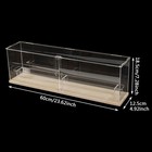 Clear Display Case For Collectibles 2 3 Layer Acrylic Display Box Wooden Case Us