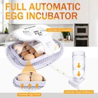 16 Eggs Auto-turning Digital Incubator Automatic Hatch Chicken Duck Egg Turner