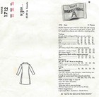 1960s Vintage Vogue Sewing Pattern B36 Inch Coat  1018  By  pierre Cardin 