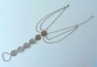 Women Anklet Bracelet Ancient Silver Ankle Foot Chain Retro Sun Disc 1396