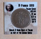 1916 Finland 10 Pennia Large Old Large Bronze Coin Nicholas Ii 