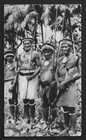 British Solomon Islands Native Men Arms 2 Stamps 1955