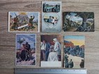 Rare Austria-hungary Military Postcards 6 Pcs 1910-1915