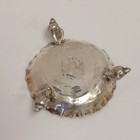 Handmade Peruvian Sol Coin Seashell Trinket ashtray Coin Sterling Silver 41 Gr 