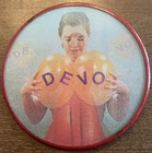 Vintage Devo Lenticular Button Pin Pinback Balloon Boob Girl Vari-vue 3    1970s