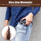 Men Magnetic Money Clip Wallet Slim Leather Front Pocket Id Credit Card Holder