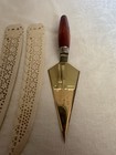Vintage Letter Openers Lot Of 5 Wood Metal   Plastic