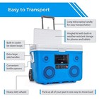 Tunes2go Koolmax 40 Qt Cooler Bluetooth Speaker System 350w Boombox -refurbished