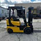 2021 Yale 5000lb Used Lp Forklift Triple Mast Sideshift Fork Position 2583 Hours