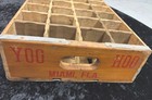 Vintage Yoo Hoo Wood Crate Chocolate Drink Miami Fl 1964