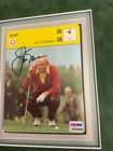 Jack Nicklaus Masters Winner   Signed 1977 Sportscaster Psa A25096 Triple Matted