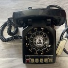 Vintage Western Electric 565 Black Multi-line Rotary Extension Desk Phone Rare