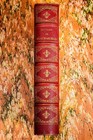 Rare Beautiful Ornate Red Leather Antique French Book Works Of Beaumarchais