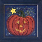 Midnight Pumpkin Cross Stitch Kit Mill Hill 2013 Buttons Beads Autumn