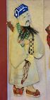 Vintage Chinese 8 Immortals Handcrafted Silk   Paper Framed Art