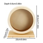 Hamster Wheel Silent Hedgehog Wheel Hamster Accessories Wooden